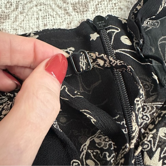 Reformation Teresa Zodiac Print Slip Dress - Picture 6 of 8